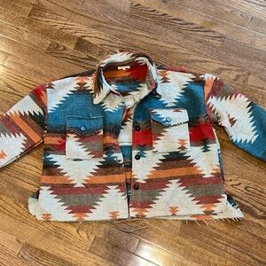 Women's Aztec Patterned Shacket